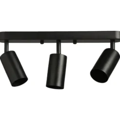 3-spot Basic - mat zwart - 10xØ38 cm