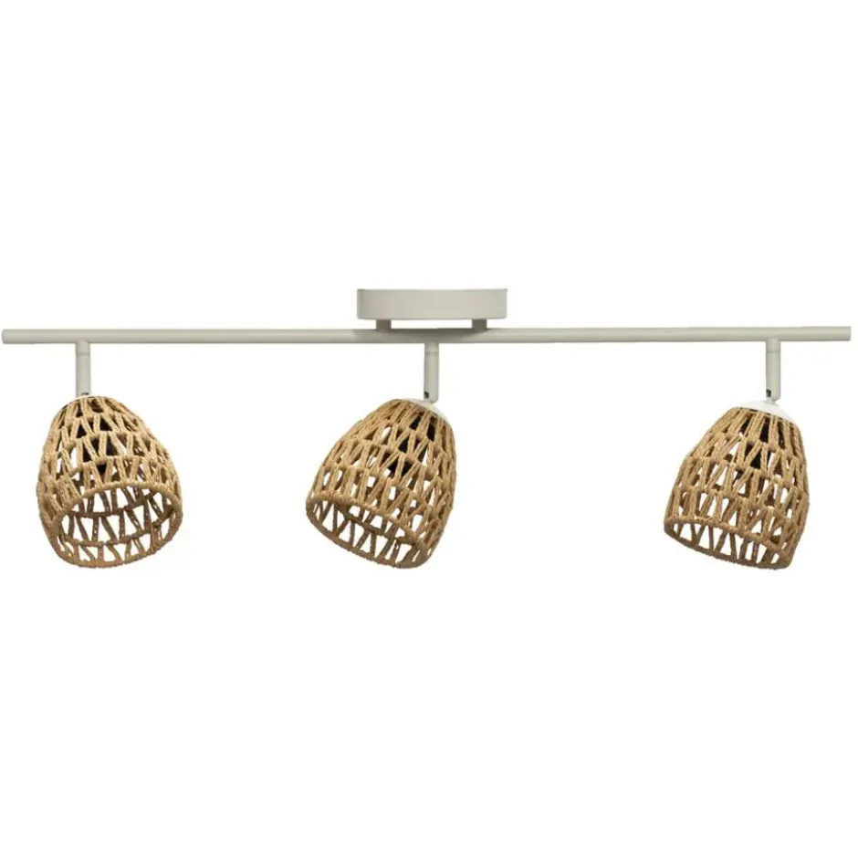 3-spot Ilva - naturel - 26x9,5x65 cm