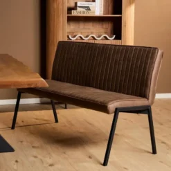 StarFurn - Eetkamerbank Tivoli Bull 155 cm - bruin
