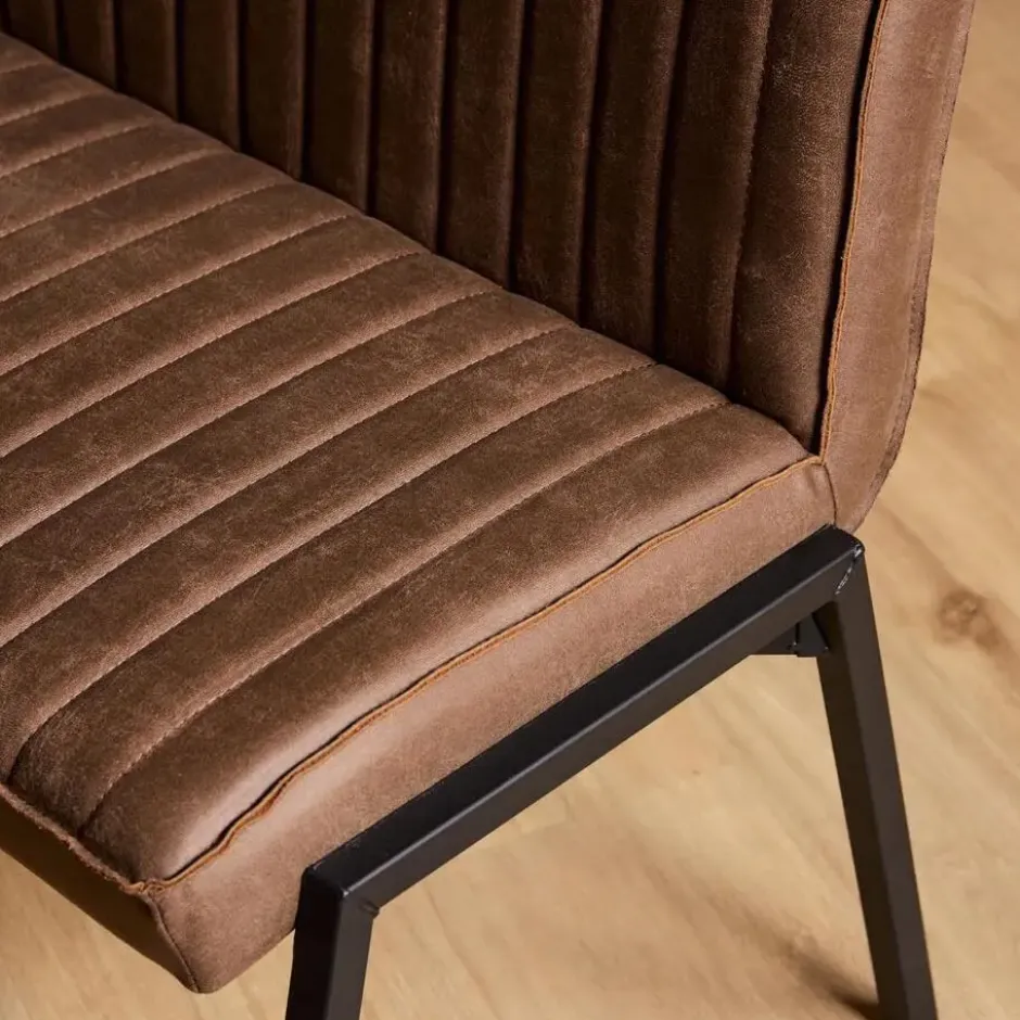 StarFurn - Eetkamerbank Tivoli Bull 155 cm - bruin