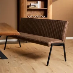 StarFurn - Eetkamerbank Tivoli Bull 185 cm - bruin