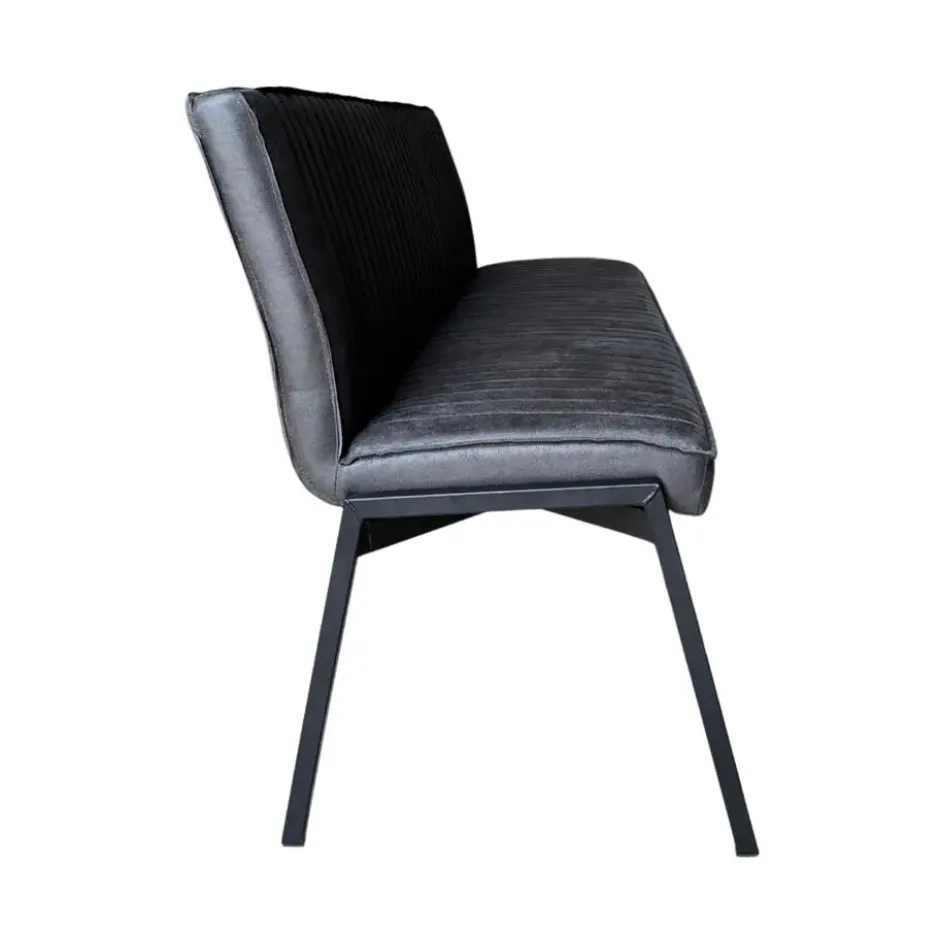 StarFurn - Eetkamerbank Tivoli Bull 185 cm - antraciet