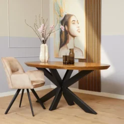 StarFurn - Eettafel Brandy 180 cm ovaal