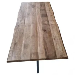 StarFurn - Rechthoekige boomstamtafel Boston - 220 cm - naturel