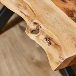 StarFurn - Rechthoekige boomstamtafel Live Edge - 240 cm - naturel