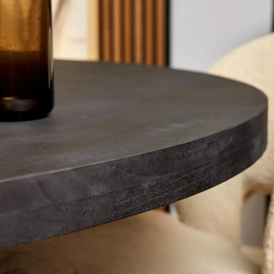 StarFurn - Ronde eettafel Denver - ø120 cm - zwart