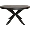StarFurn - Ronde eettafel Denver - ø150 cm - zwart