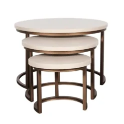 Starfurn - Salontafel Madison - Beige - 70x70x45 cm