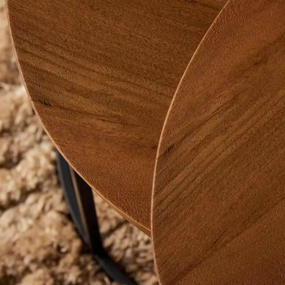 StarFurn - Salontafel Madison ø70 cm set van 2 - naturel