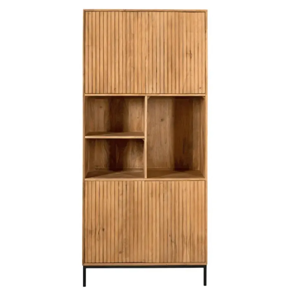 StarFurn - Vakkenkast Madison 90 cm - naturel