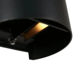 Steinhauer Buitenlamp Curve - 2 lichts - zwart - 13.8x10 cm