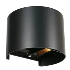 Steinhauer Buitenlamp Curve - 2 lichts - zwart - 13.8x10 cm