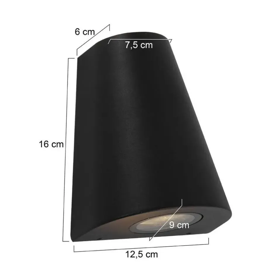 Steinhauer Buitenlamp 1498zw - zwart - 12.5x16 cm