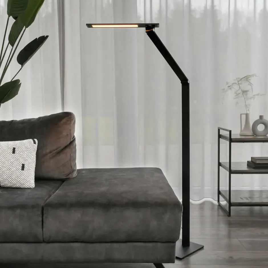 Steinhauer Vloerlamp serenade - zwart - 24x140 cm