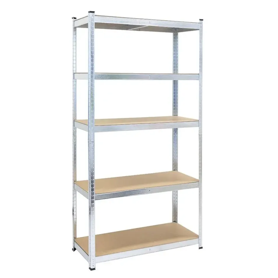 Stellingkast / Magazijnstelling - Zilver - 5 planken