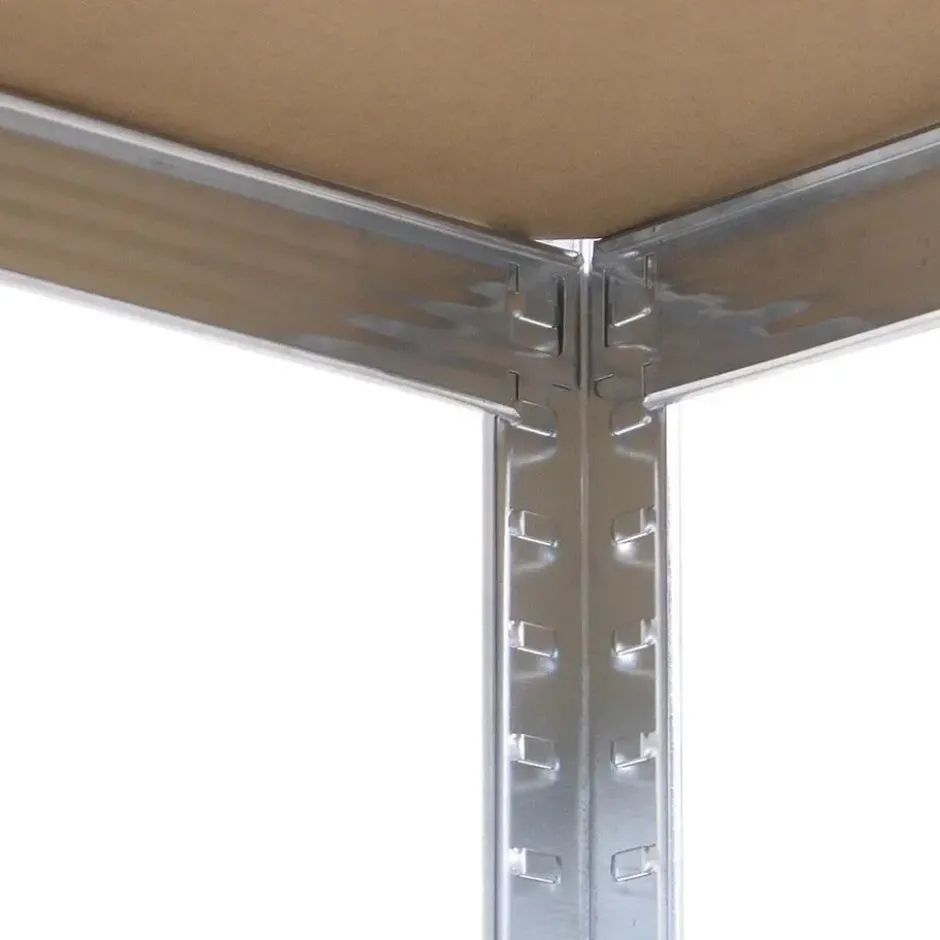 Stellingkast / Magazijnstelling - Zilver - 5 planken
