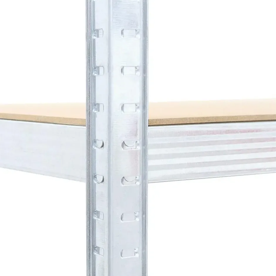 Stellingkast / Magazijnstelling - Zilver - 5 planken