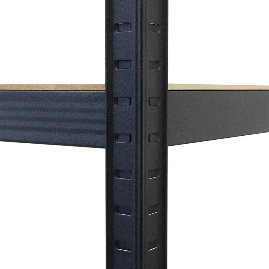 Stellingkast / Magazijnstelling - Zwart - 5 planken