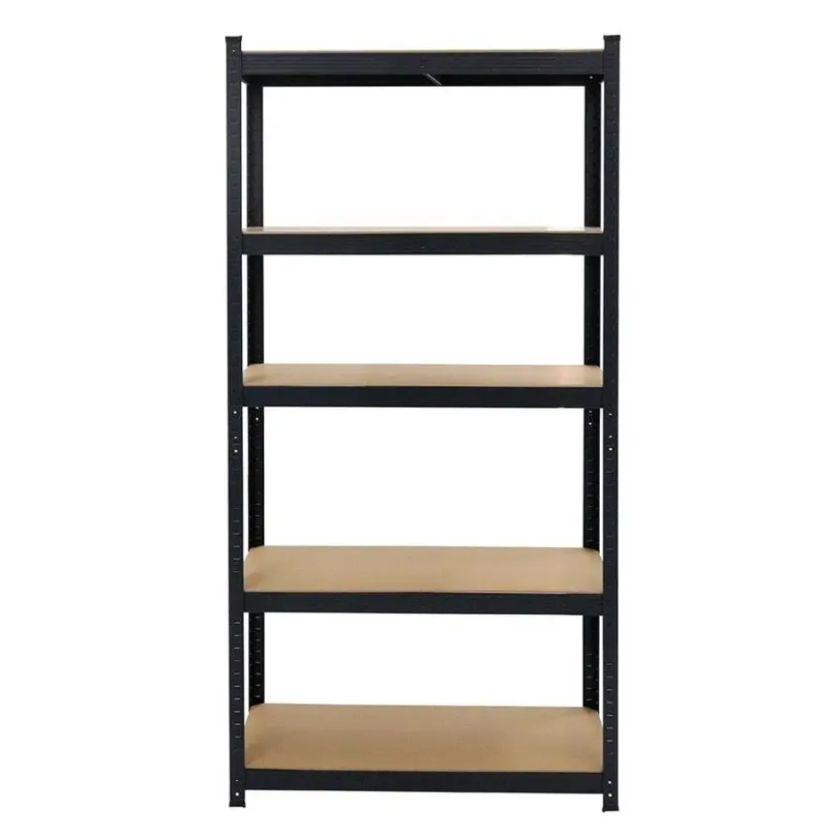 Stellingkast / Magazijnstelling - Zwart - 5 planken