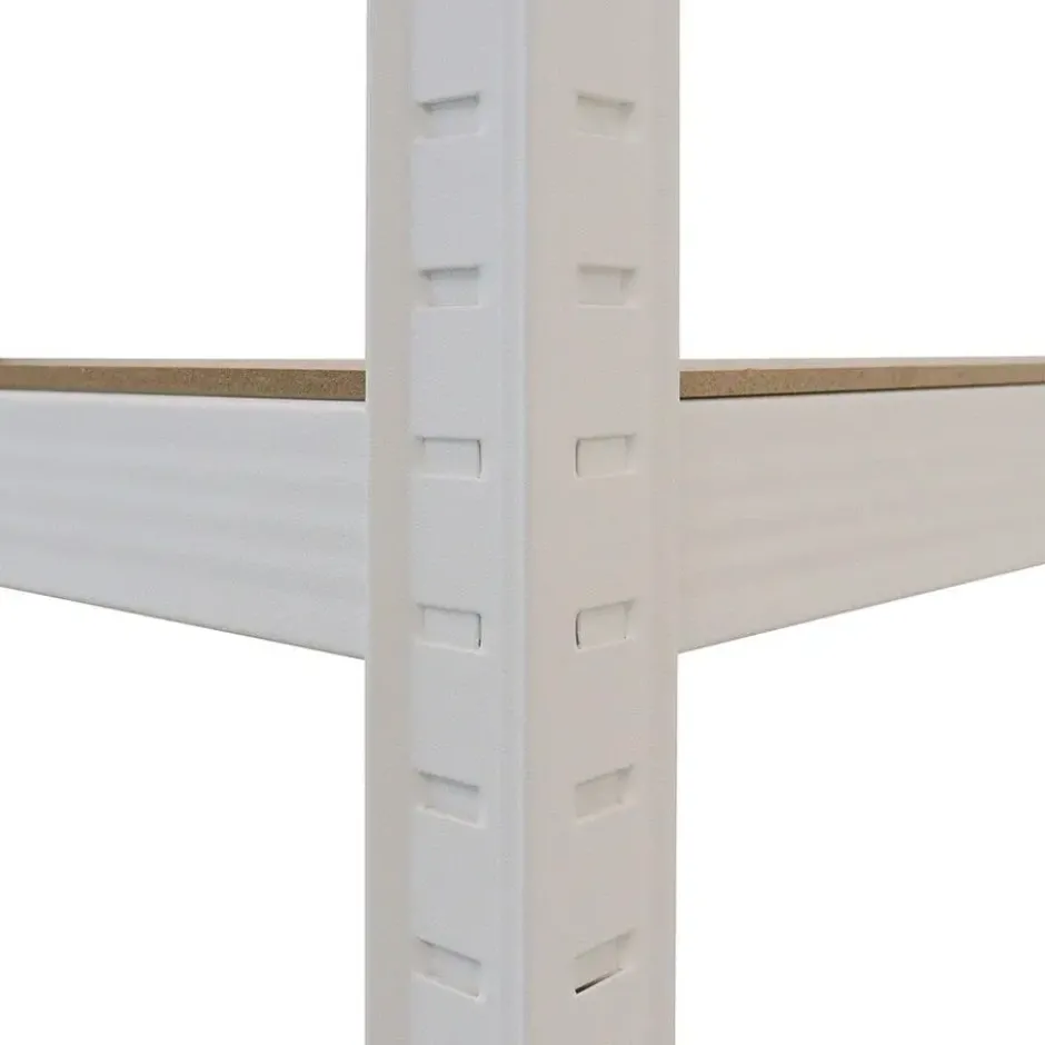 Stellingkast / Magazijnstelling - Wit - 5 planken