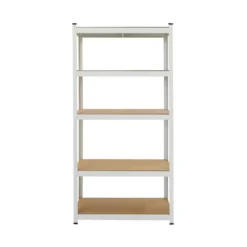 Stellingkast / Magazijnstelling - Wit - 5 planken