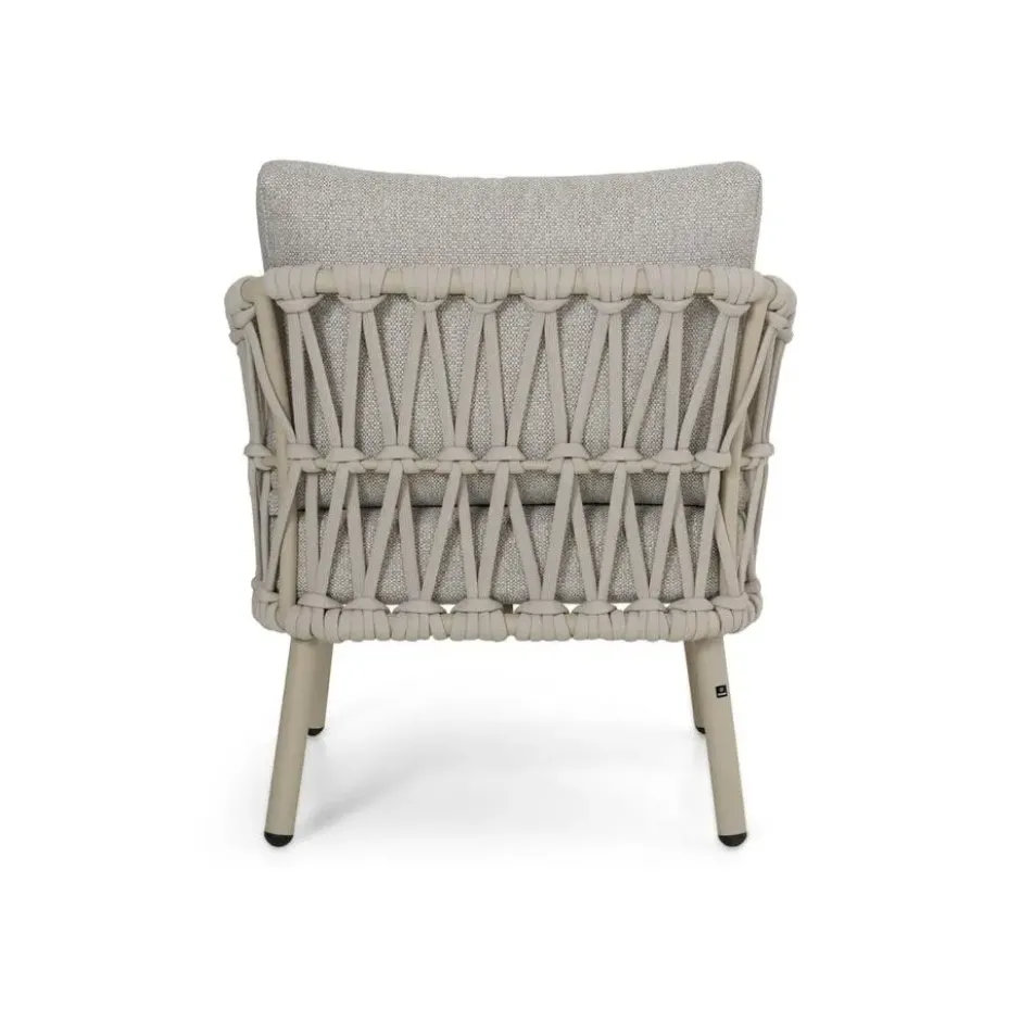Stoel en Bank Loungeset 4 personen Rope Zand/Beige Coco Serra