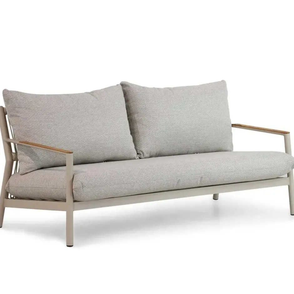 Stoel en Bank Loungeset 5 personen Rope Grijs Coco Sevilla