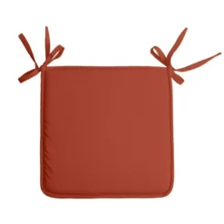 Stof Textile Home stoelkussens - terracotta - 38 x 38 x 3 cm