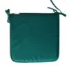 Stof Textile Home stoelkussens - emerald groen - 38 x 38 x 3 cm
