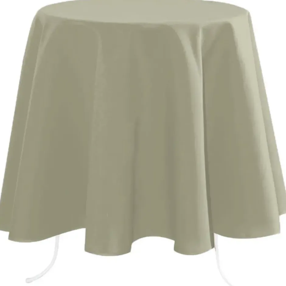 Stof Textiles Tafelkleed - Dia 180 cm - beige - Tafellaken