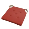 Stof Textile stoelkussen - terracotta - 38 x 38 x 4 cm