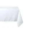 Stof Textile Tafelkleed - 145 x 240 cm - wit - Tafellaken