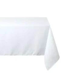 Stof Textile Tafelkleed - 145 x 240 cm - wit - Tafellaken