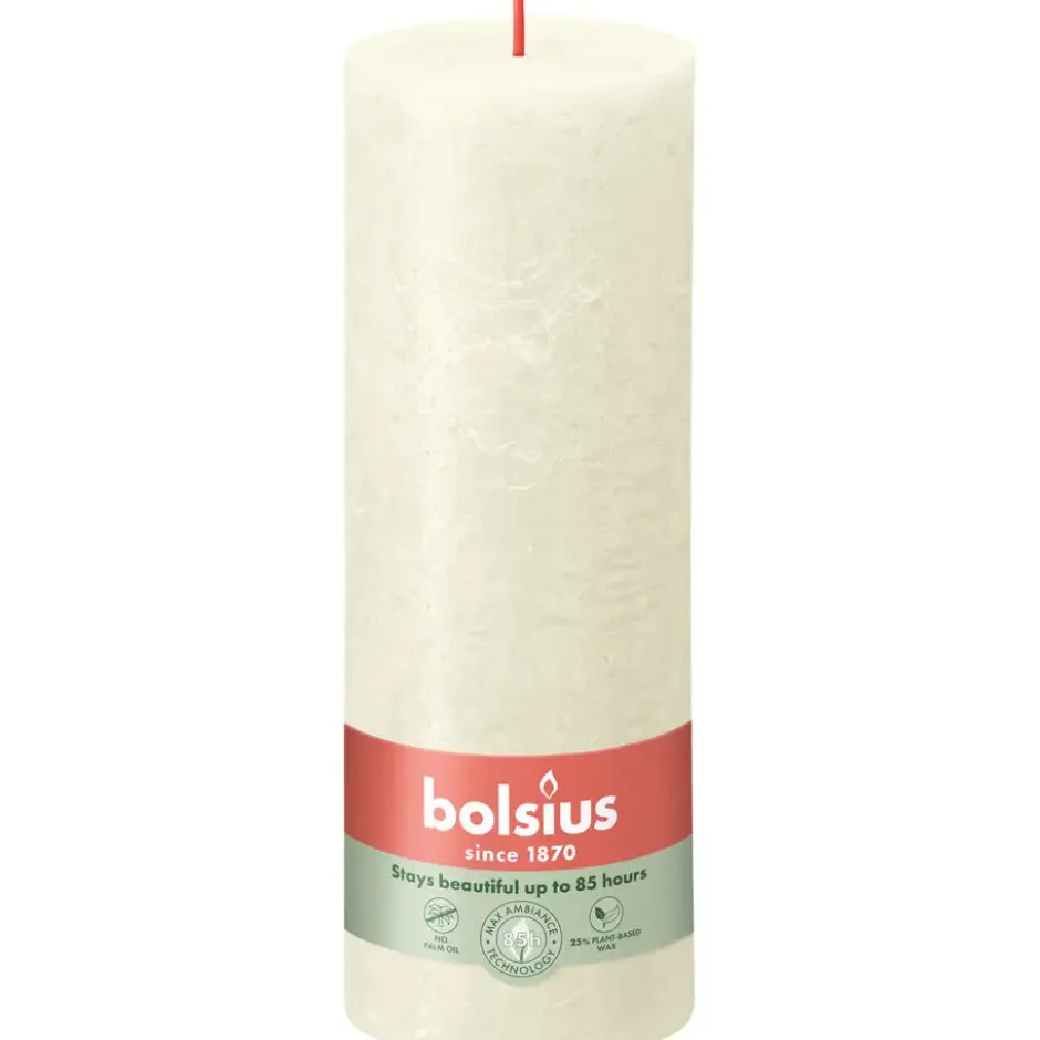 Stompkaars Rustiek - ivoor - 19xØ6,8 cm