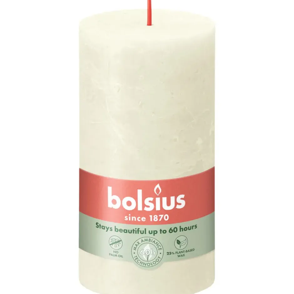 Stompkaars Rustiek - ivoor - 13xØ6,8 cm