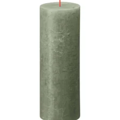 Stompkaars Rustiek - olijfgroen - 19xØ6,8 cm