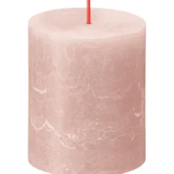 Stompkaars Rustiek - roze - 8xØ6,8 cm