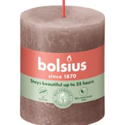 Stompkaars Rustiek - taupe - 8xØ6,8 cm