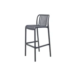 Stripe barstoel antraciet
