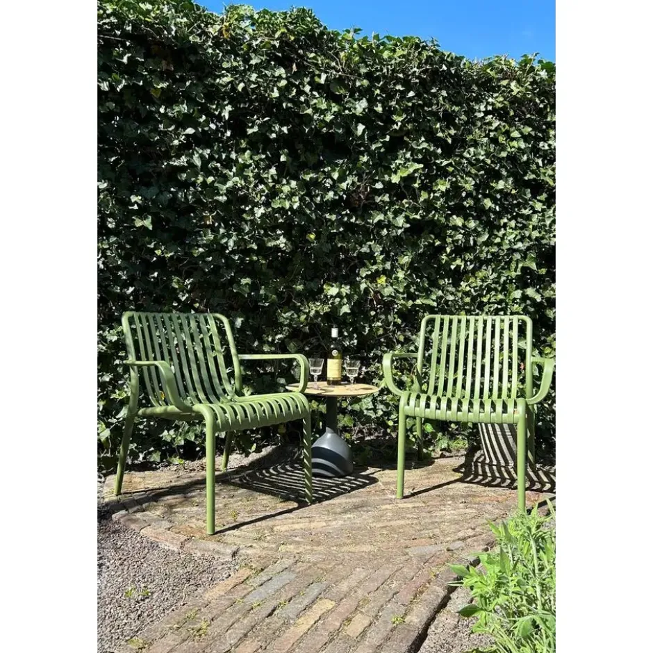 Stripe Loungestoel - Mosgroen