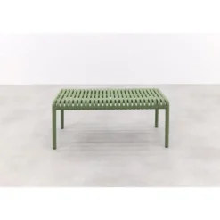 Stripe loungetafel 95x55 cm. - Mosgroen - Weerbestendig