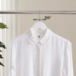 20 stuks Massief Houten Kledinghangers - Esdoorn Hout - Wit