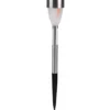 Sunnydays Tuinlampen / prikspot Lumora - zilver - RVS - 36 cm