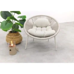 Suns Prato loungestoel - Rope/Zand