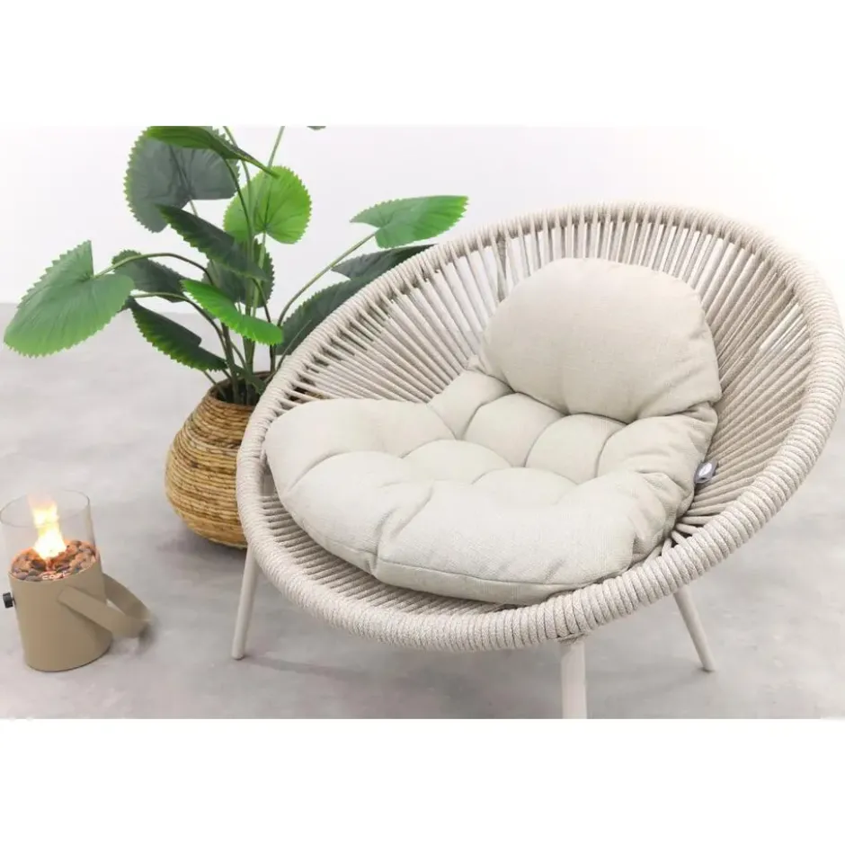 Suns Prato loungestoel - Rope/Zand