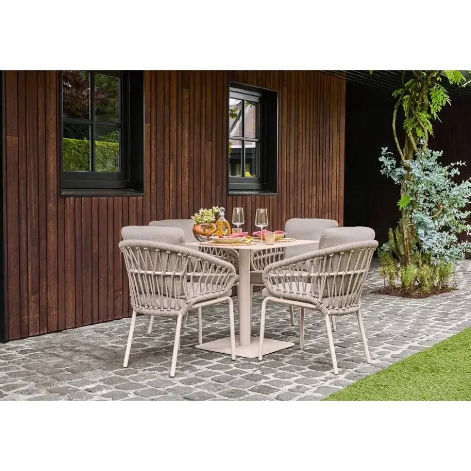 Suns Tosca dining tuinstoel - Rope/Zand