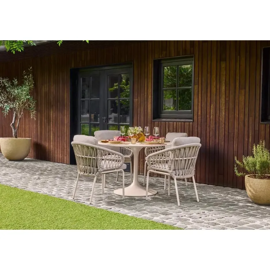 Suns Tosca dining tuinstoel - Rope/Zand