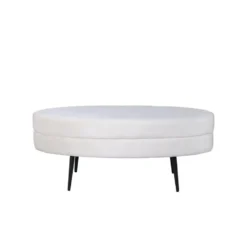 Svea - Axel hocker - velvet - beige