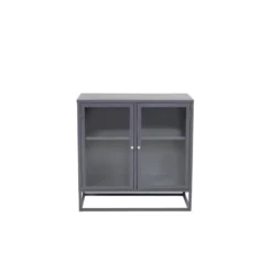 Svea - Noma vitrinekast - 85 x 85 cm - grijs
