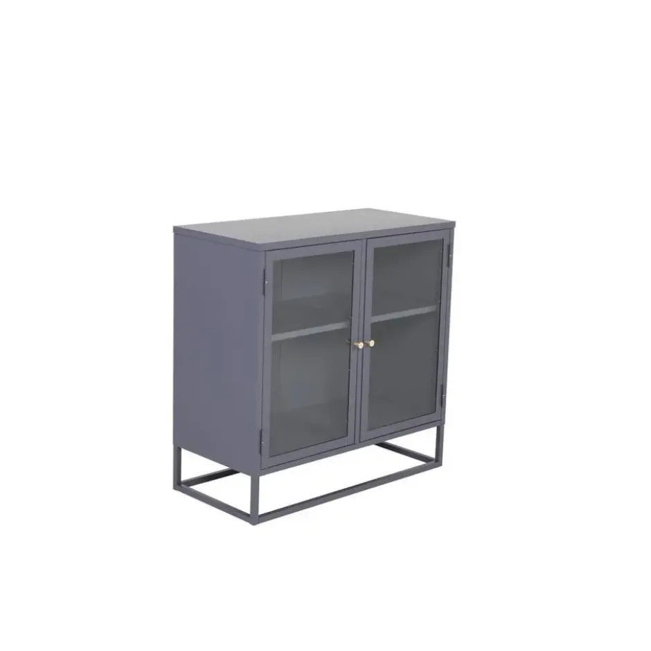 Svea - Noma vitrinekast - 85 x 85 cm - grijs